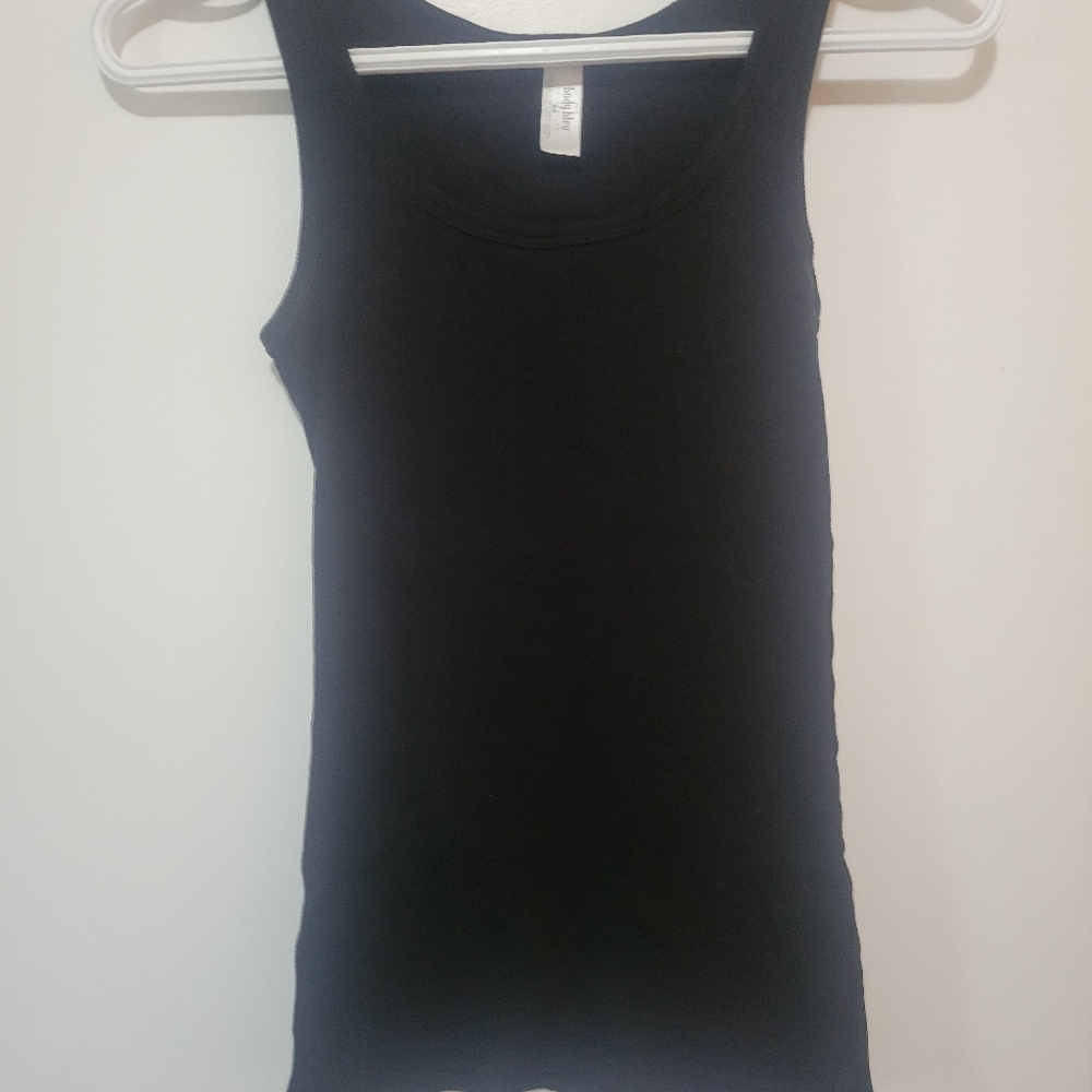 3/$18 black muscle tank